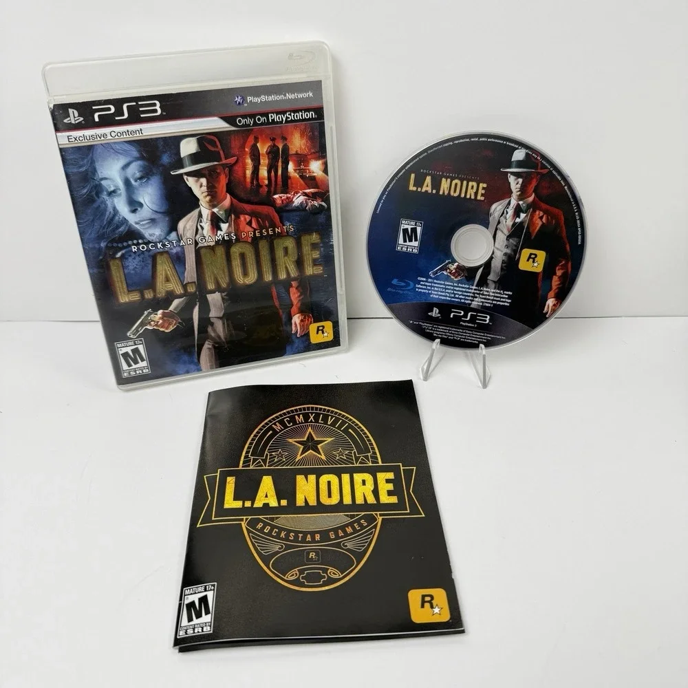 LA Noire (Sony PlayStation 3, 2011 PS3) Complete CIB Manual Tested Working